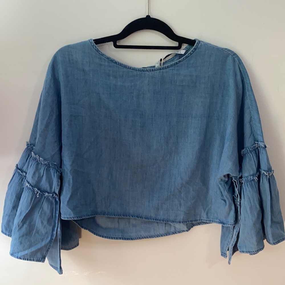 Zara Denim top